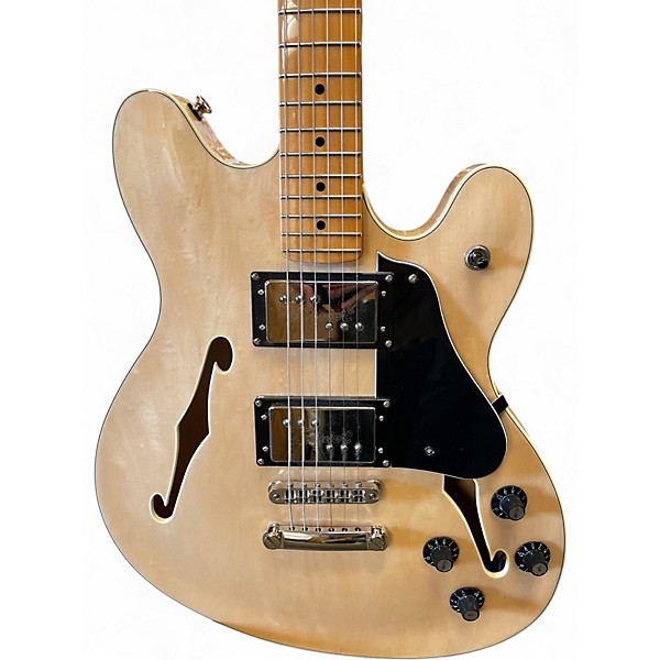 Used Squier Classic Vibe Starcaster Natural Hollow Body Electric Guitar