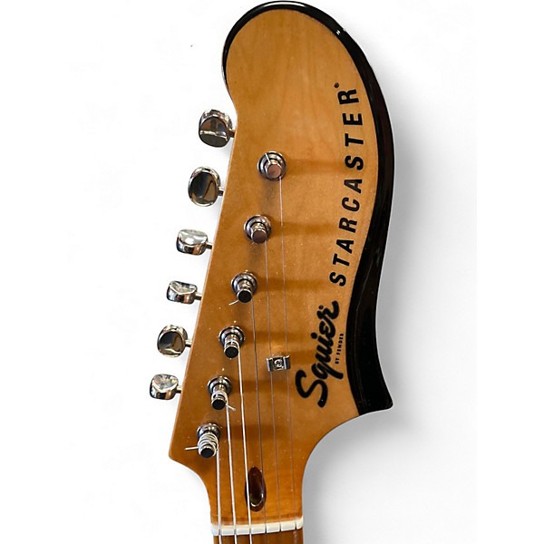 Used Squier Classic Vibe Starcaster Natural Hollow Body Electric Guitar