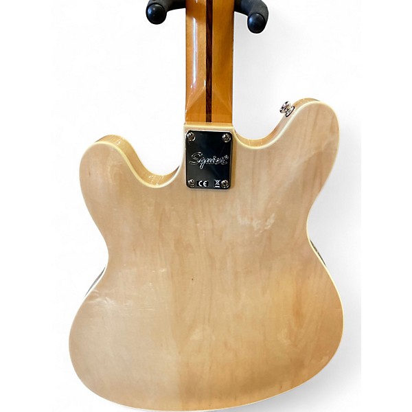 Used Squier Classic Vibe Starcaster Natural Hollow Body Electric Guitar