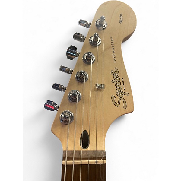Used Squier affinity jazzmaster Alpine White Solid Body Electric Guitar