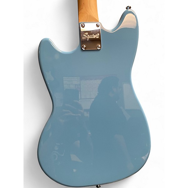 Used Squier Bullet Mustang HH Blue Solid Body Electric Guitar
