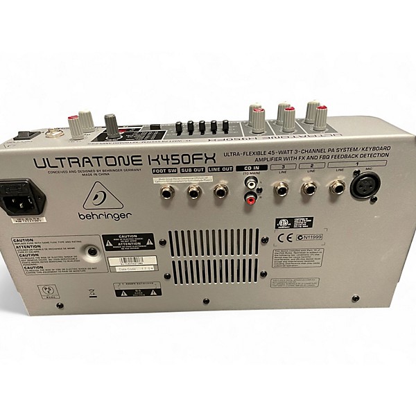 Used Behringer ULTRATONE K450FX Bass Combo Amp