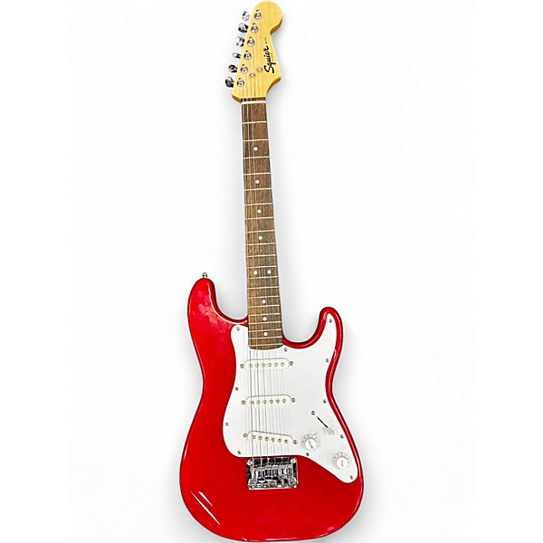Used Squier Mini Affinity Stratocaster Red Electric Guitar