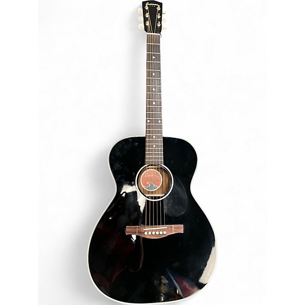 Used Eastman PCH2-OM-BK Black Acoustic Guitar