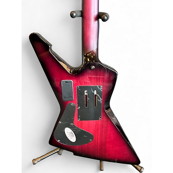 Used Schecter Guitar Research E-1 FR S Special Edition Trans Purple Burst Solid Body Electric Guitar