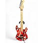 Used EVH Striped Series Red with Black Stripes Solid Body Electric Guitar thumbnail