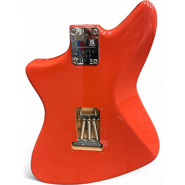 Used 2023 Fender Player Plus Meteora HH Fiesta Red Solid Body Electric Guitar