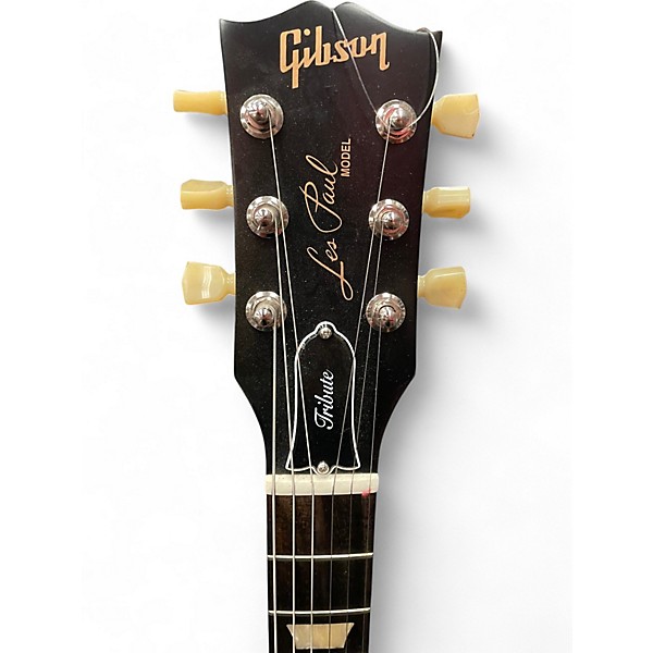 Used 2021 Gibson Les Paul Tribute SATIN VINTAGE SUNBURST Solid Body Electric Guitar