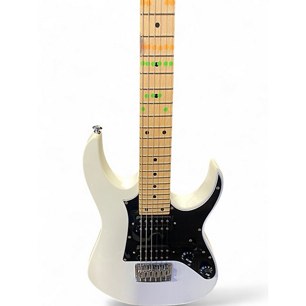 Used Ibanez GIO MIKRO WHITE Solid Body Electric Guitar