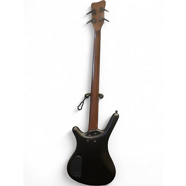 Used Warwick Corvette Double Buck 4 String Black Electric Bass Guitar