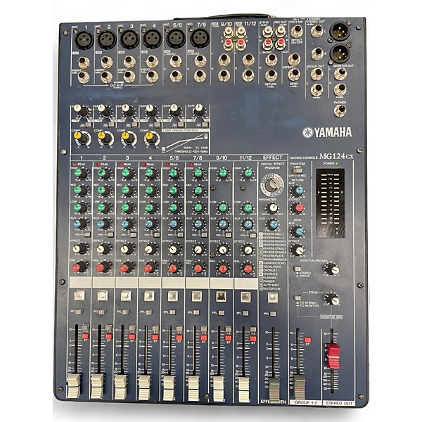 Used Yamaha MG124CX Unpowered Mixer