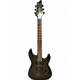 Used Schecter Guitar Research Gryphon Limited Edition Trans Charcoal Solid Body Electric Guitar