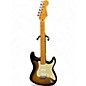 Used Fender American Deluxe Stratocaster 2 Tone Sunburst Solid Body Electric Guitar thumbnail