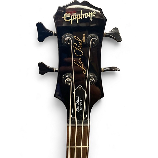 Used Epiphone Les Paul SPECIAL BASS Trans Red Electric Bass Guitar