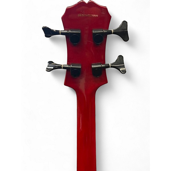 Used Epiphone Les Paul SPECIAL BASS Trans Red Electric Bass Guitar