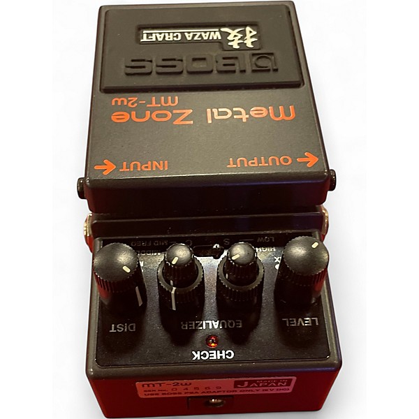 Used BOSS MT2W Metal Zone Waza Craft Effect Pedal