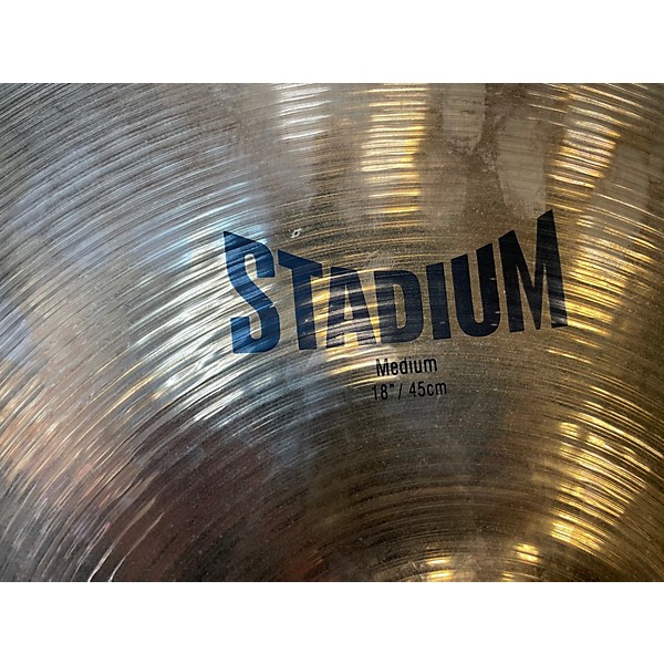 Used Zildjian 18in 18" Stadium Medium Pair Marching Cymbal