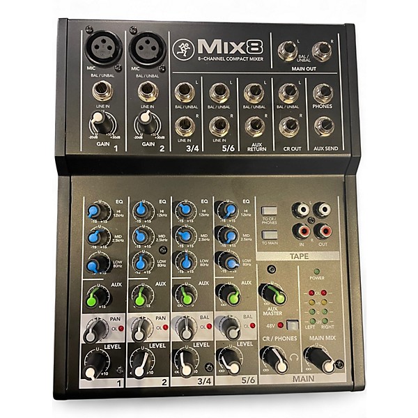 Used Mackie MIX8 Unpowered Mixer