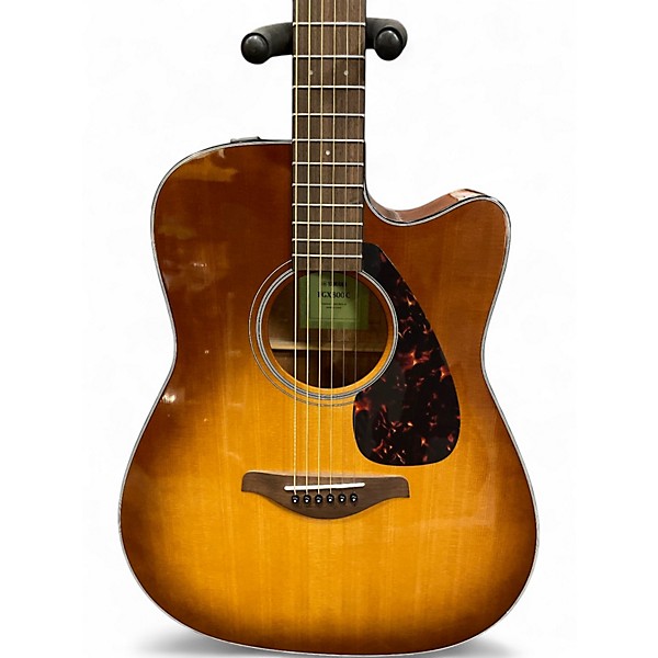 Used Yamaha FGX800C Sandburst Acoustic Electric Guitar