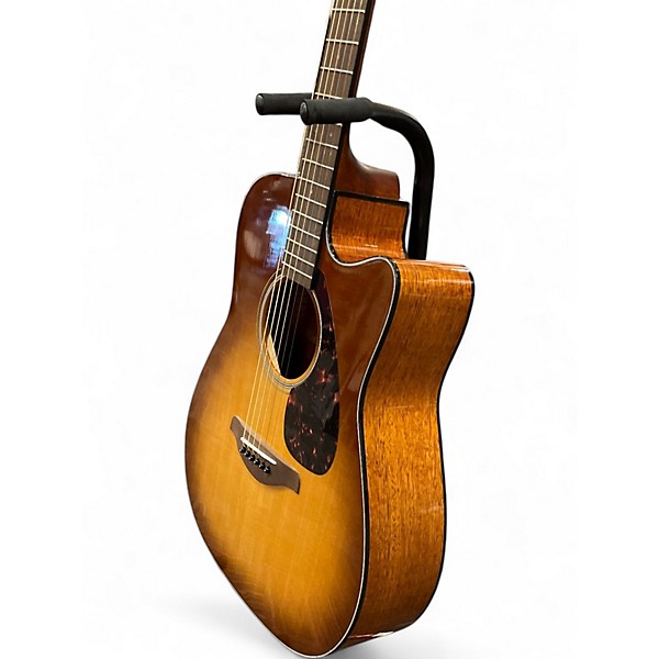 Used Yamaha FGX800C Sandburst Acoustic Electric Guitar