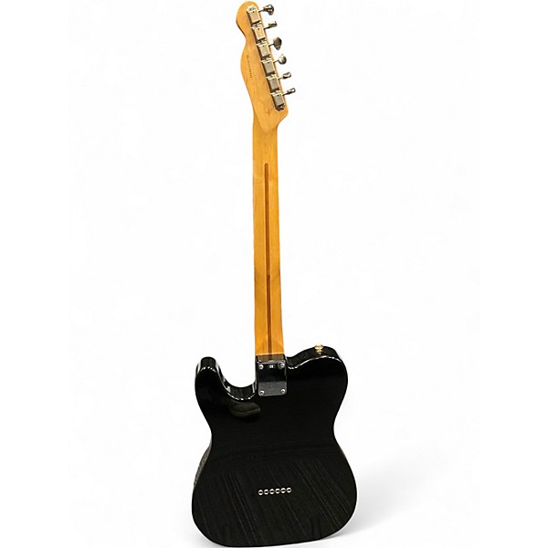 Used 2001 Fender Deluxe Nashville Telecaster Black and Gold Solid Body Electric Guitar