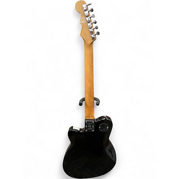 Used Reverend Charger 290 Midnight Black Solid Body Electric Guitar