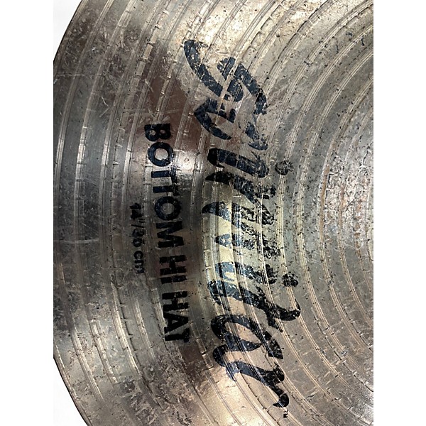 Used Zildjian 14in Scimitar Hi Hat Bottom Cymbal