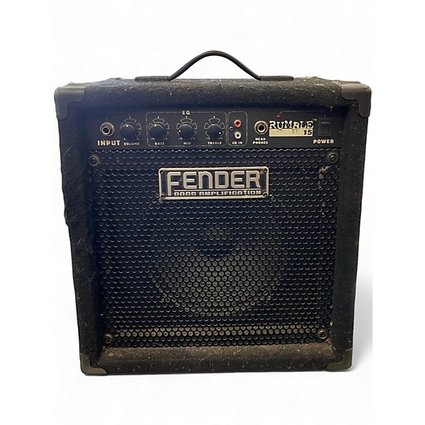 Used Fender Rumble 15 15W 1X8 Bass Combo Amp