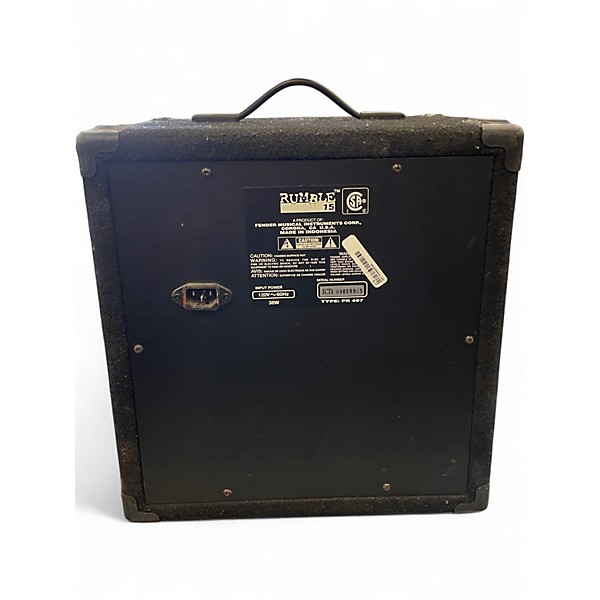 Used Fender Rumble 15 15W 1X8 Bass Combo Amp