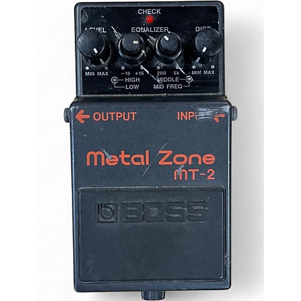 Used BOSS MT2 Metal Zone Distortion Effect Pedal