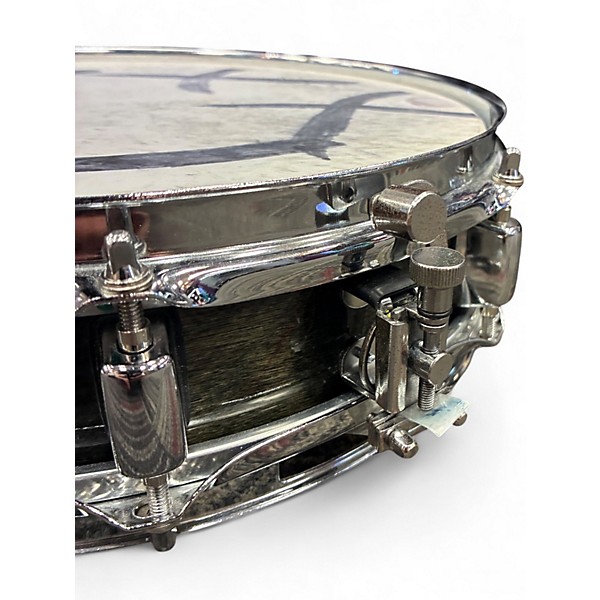 Used Yamaha 13in Maple Piccolo Snare Green Drum