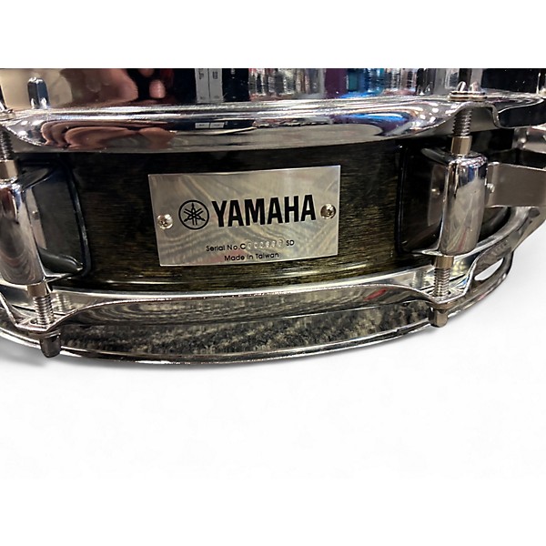Used Yamaha 13in Maple Piccolo Snare Green Drum