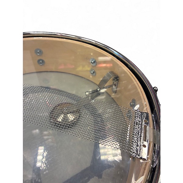 Used Yamaha 13in Maple Piccolo Snare Green Drum