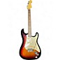 Used 2015 Fender American Standard Stratocaster 3 Tone Sunburst Solid Body Electric Guitar thumbnail