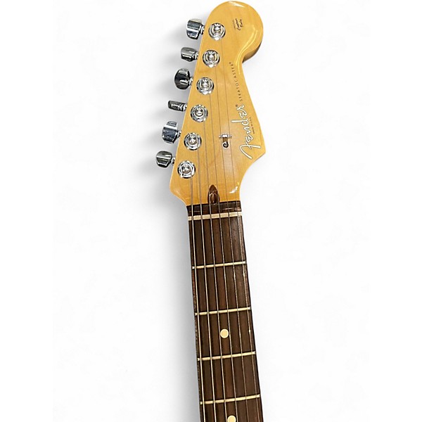 Used 2015 Fender American Standard Stratocaster 3 Tone Sunburst Solid Body Electric Guitar