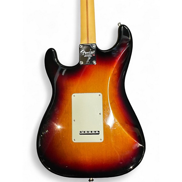 Used 2015 Fender American Standard Stratocaster 3 Tone Sunburst Solid Body Electric Guitar
