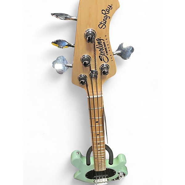 Used Sterling by Music Man Sub 4 Mint Green Electric Bass Guitar