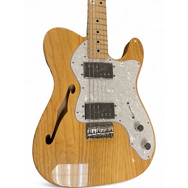 Used 2020s Fender Vintera 70s Telecaster Thinline Natural Hollow Body Electric Guitar