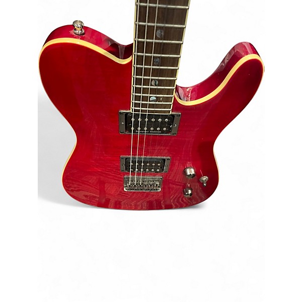 Used Fender Special Edition Custom Telecaster FMT HH Crimson Red Trans Solid Body Electric Guitar