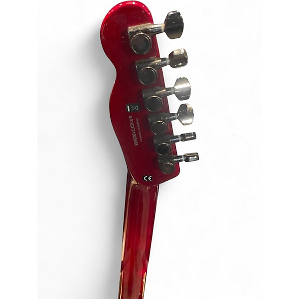 Used Fender Special Edition Custom Telecaster FMT HH Crimson Red Trans Solid Body Electric Guitar