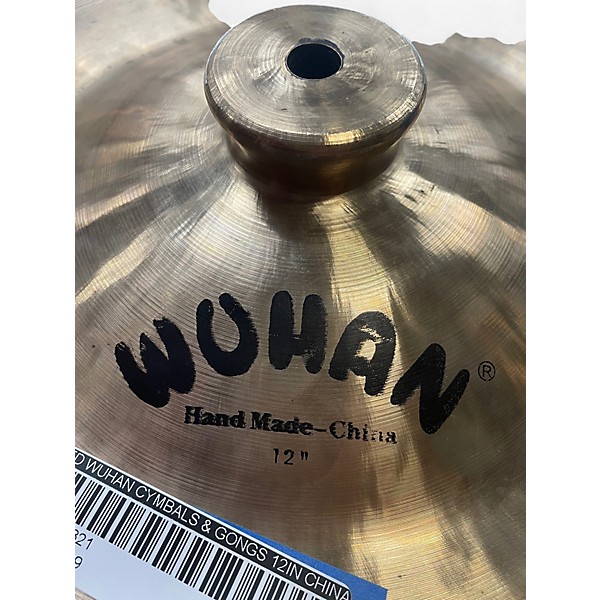 Used Wuhan Cymbals & Gongs 12in china Cymbal
