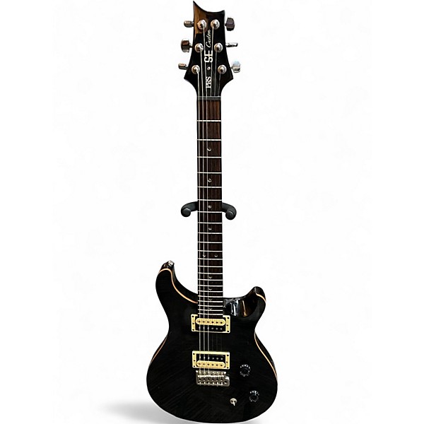 Used PRS SE Custom 22 Trans Black Solid Body Electric Guitar