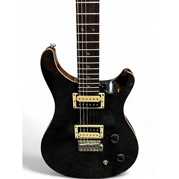 Used PRS SE Custom 22 Trans Black Solid Body Electric Guitar