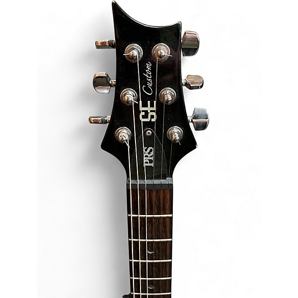Used PRS SE Custom 22 Trans Black Solid Body Electric Guitar