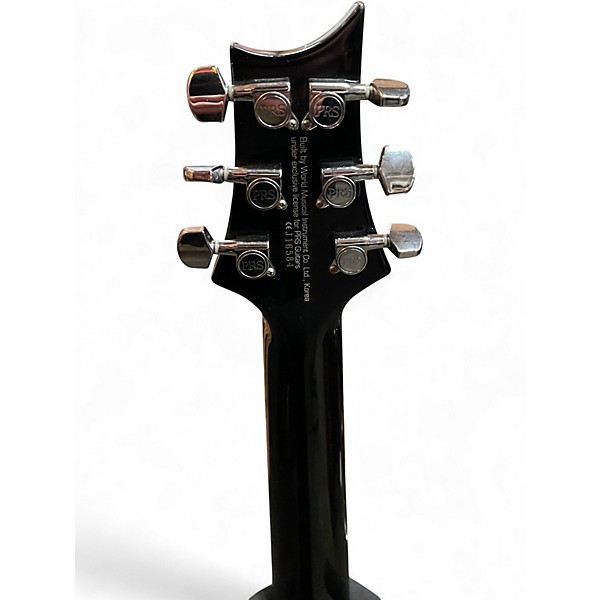 Used PRS SE Custom 22 Trans Black Solid Body Electric Guitar