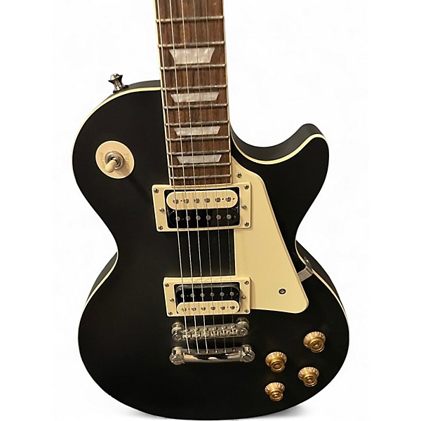 Used Epiphone Les Paul Classic Black and Ivory Solid Body Electric Guitar