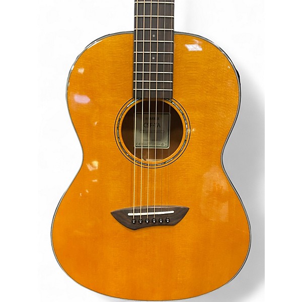 Used Yamaha CSF-TA Natural Acoustic Electric Guitar