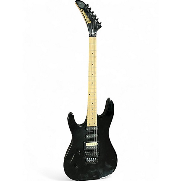 Used Kramer Striker Black Solid Body Electric Guitar