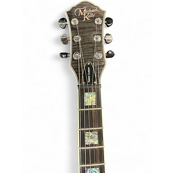 Used Michael Kelly patriot custom Trans Gray Solid Body Electric Guitar