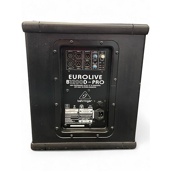 Used Behringer Eurolive B1200D Pro Powered Subwoofer